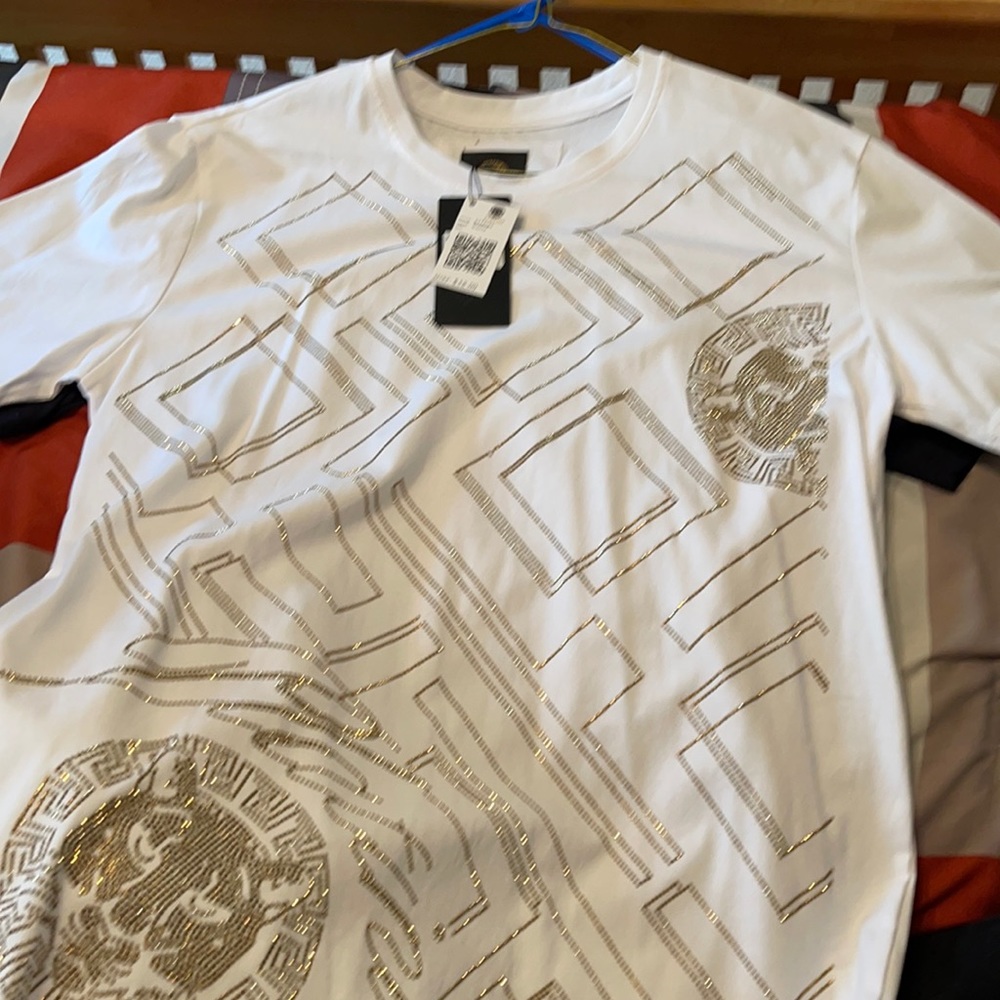 Platini white design shirt